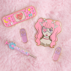 Decora Kawaii Bandage Enamel Pin