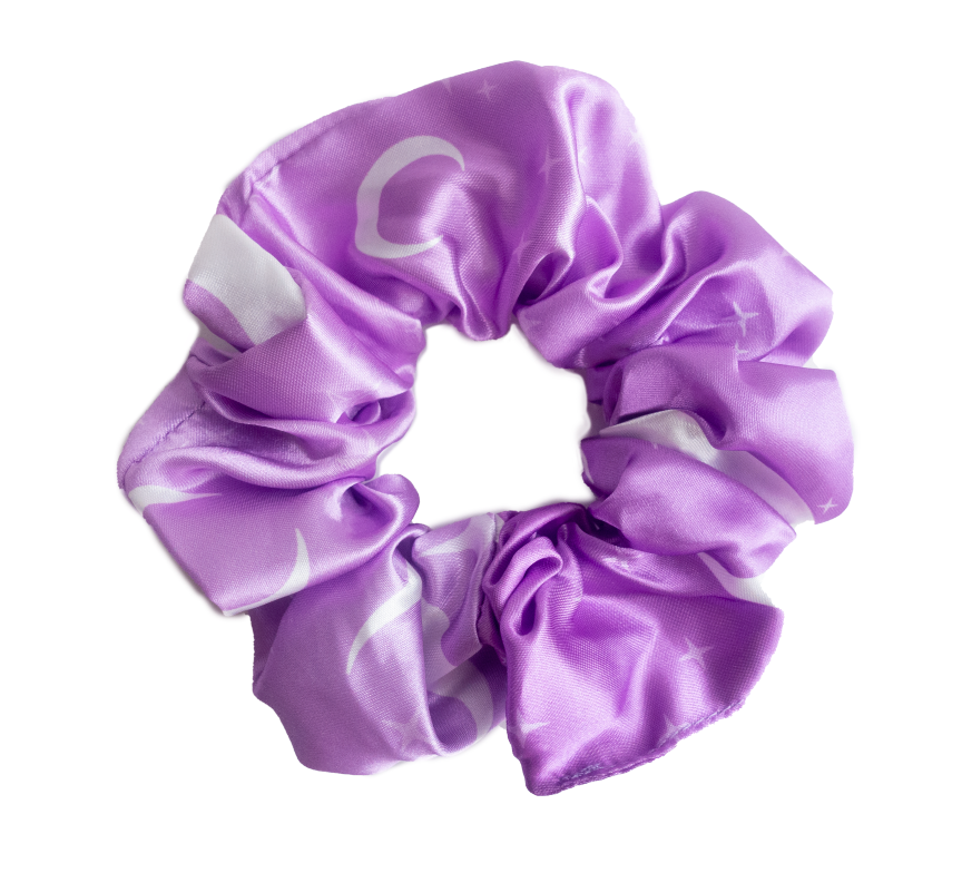 Purple Moon Scrunchie