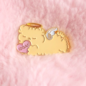 Osito Angel IDGAF Enamel Pin