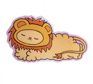 Osito Leo Zodiac Vinyl Sticker