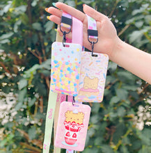 Load image into Gallery viewer, Cafe Osito Konpeito Candy Lanyard and ID Card Case
